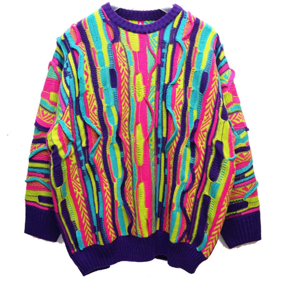 スリフティルック THRIFTY LOOK クルーネックニット セーター 3D