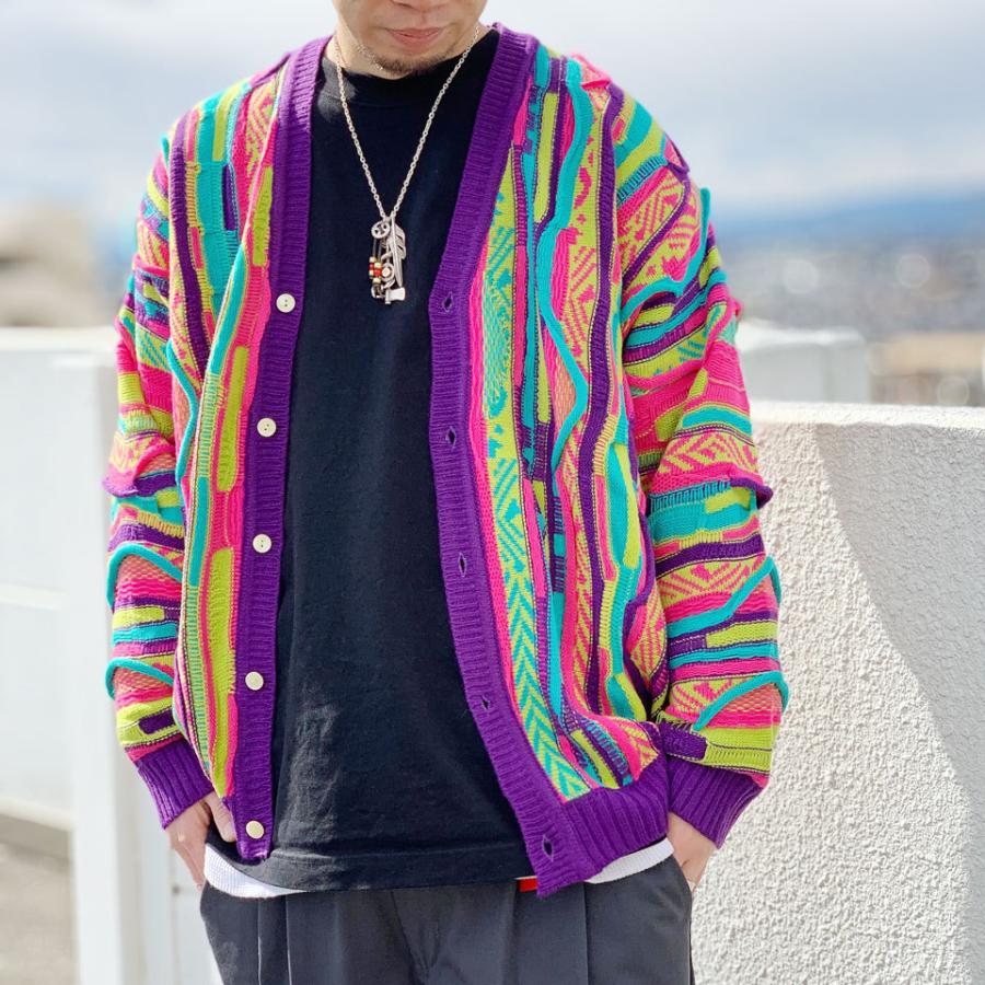 スリフティルック THRIFTY LOOK ニットカーディガン 3D KNITTING CARDIGAN クージー COOGI マルチカラー :  thrifty2202mul : Mr-vibes - 通販 - Yahoo!ショッピング