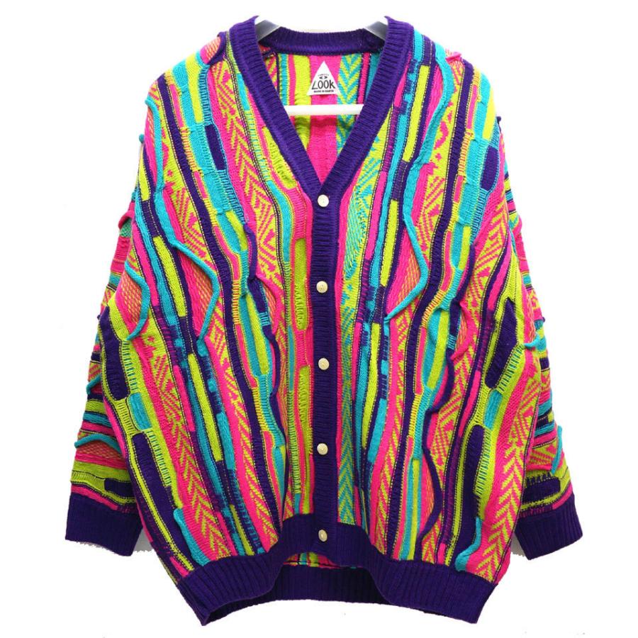 スリフティルック THRIFTY LOOK ニットカーディガン 3D KNITTING スリフティルック THRIFTY LOOK ニットカーディガン 3D KNITTING