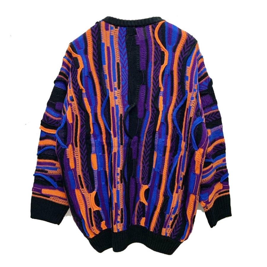 スリフティルック THRIFTY LOOK クルーネックニット セーター 3D スリフティルック THRIFTY LOOK クルーネックニット セーター 3D