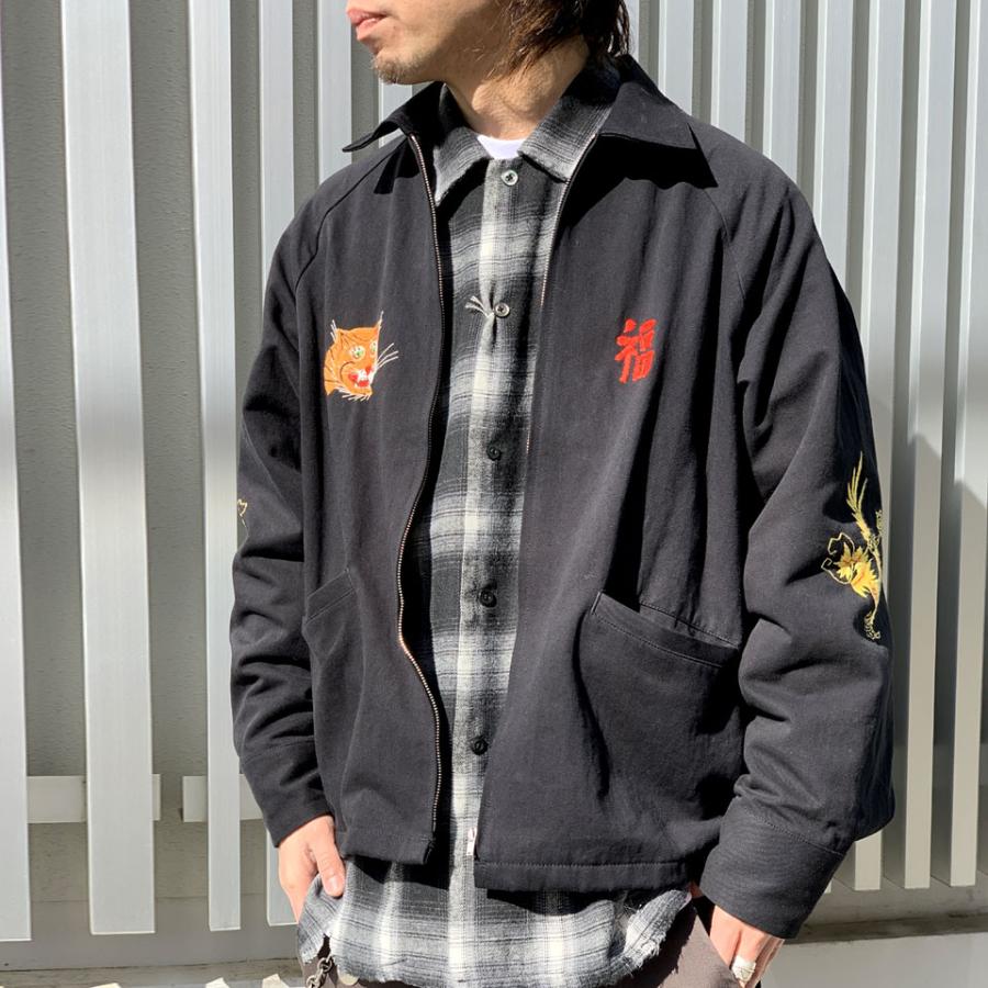 スリフティルック THRIFTY LOOK スーベニアジャケット  SOUVENIR VIET-NAM JACKET ベトジャン ブラック 黒 BLACK｜mr-vibes｜03