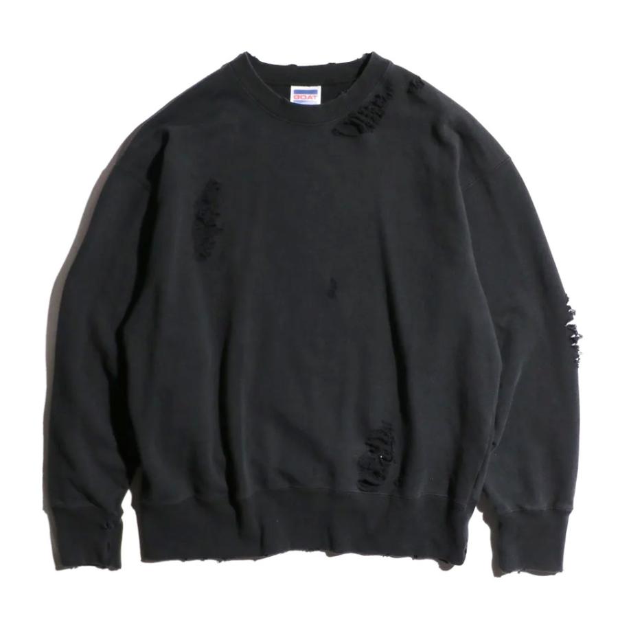 スリフティルック THRIFTY LOOK クルースウェット WORN-OUT CREW SWEAT