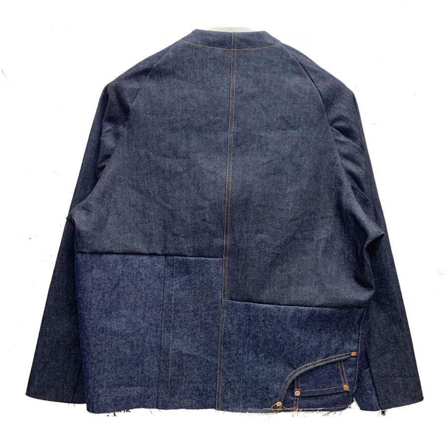 新品【THRIFTY LOOK】DENIM REMAKE JACKET リジット 楽天市場】スリフティルック THRIFTY LOOK デニムジャケット
