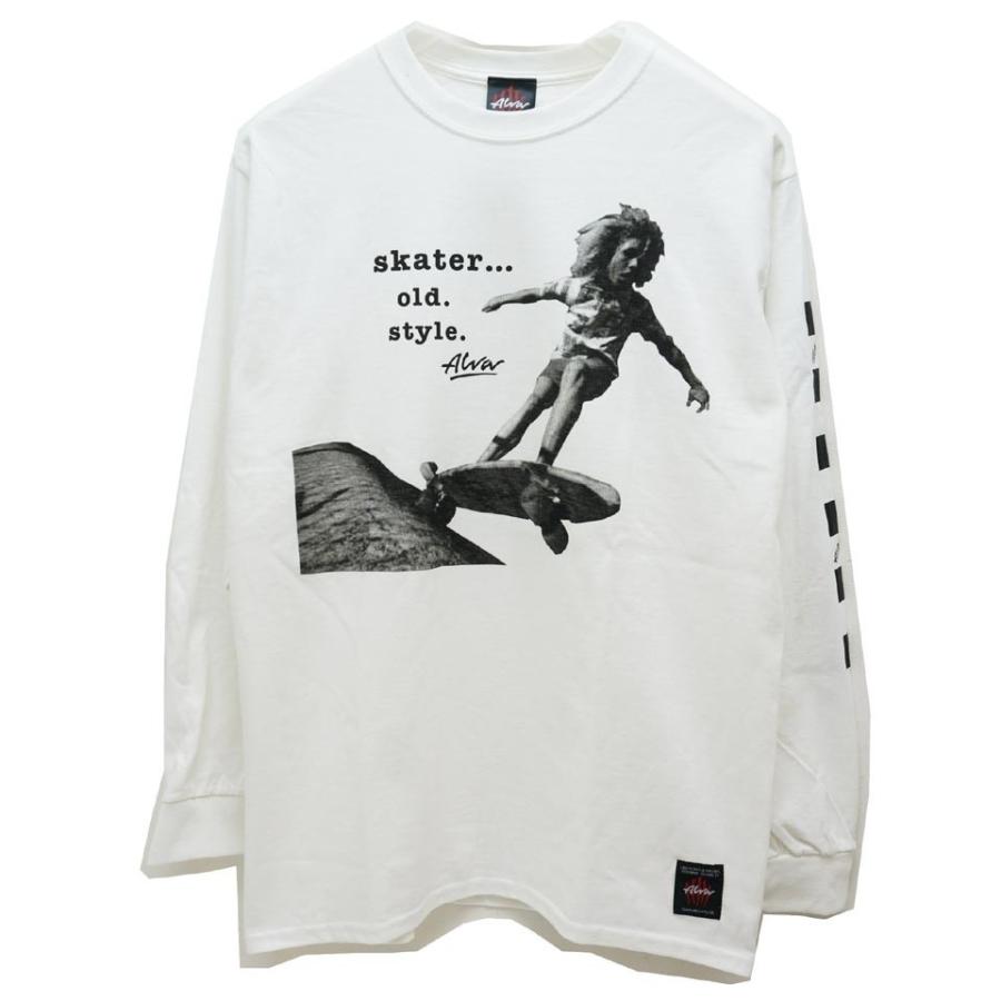 TONY ALVA トニーアルバ　アメリカ製　長袖 Tシャツ　オールドスケート 全2色 トニーアルバ TONY ALVA ロンT Tシャツ PHOTO L/S Tee