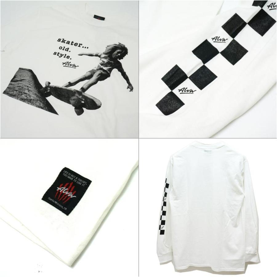 TONY ALVA トニーアルバ　アメリカ製　長袖 Tシャツ　オールドスケート 全2色 トニーアルバ TONY ALVA ロンT Tシャツ PHOTO L/S Tee