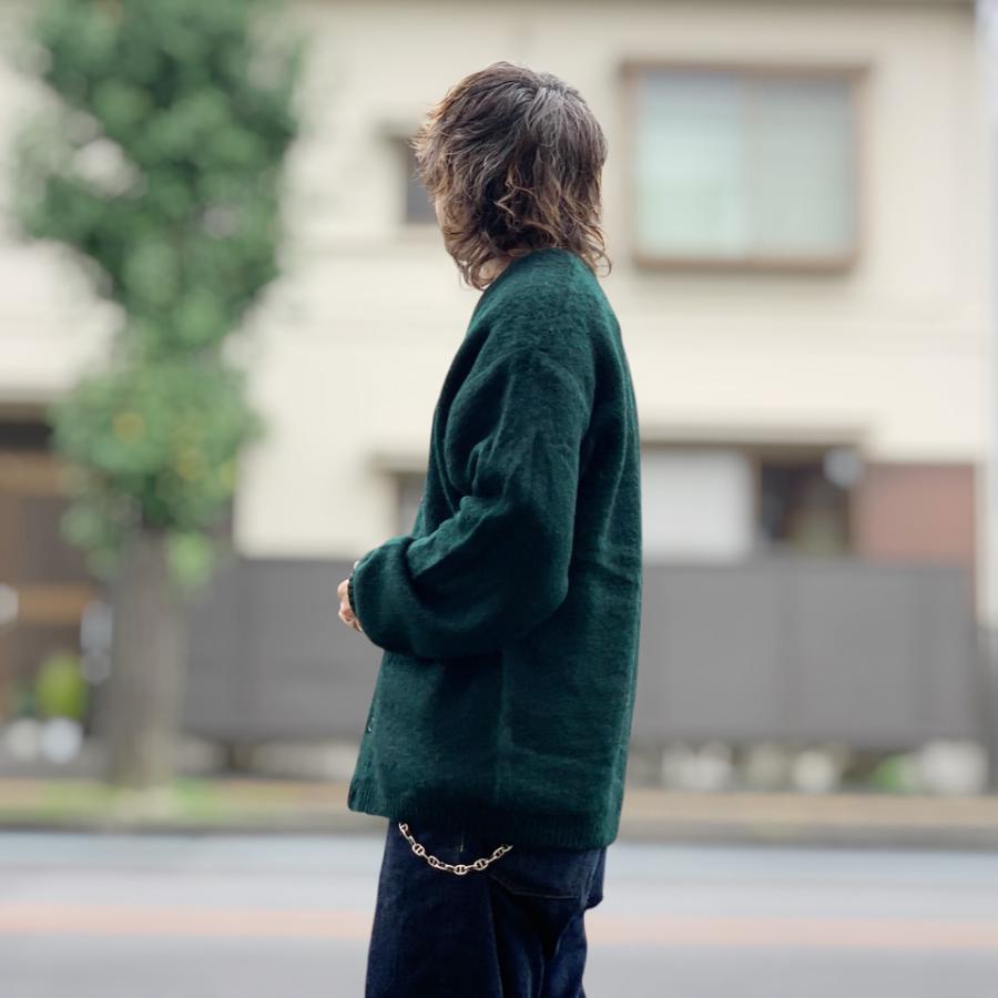 TOWNCRAFT（タウンクラフト） 全3色 シャギーカーディガン MOHAIR