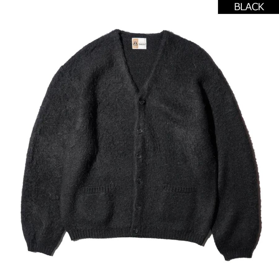 TOWNCRAFT（タウンクラフト） 全3色 シャギーカーディガン MOHAIR