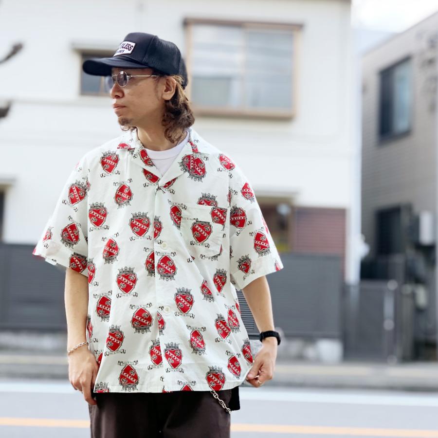 TOWNCRAFT タウンクラフト パジャマシャツ HEART PRINTED PAJAMA TOWNCRAFT タウンクラフト パジャマシャツ HEART PRINTED PAJAMA