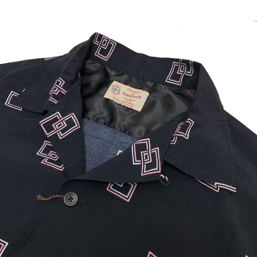 TOWNCRAFT タウンクラフト レーヨンシャツ ATOMIC PRINTED LOOP TOWNCRAFT タウンクラフト レーヨンシャツ ATOMIC PRINTED LOOP