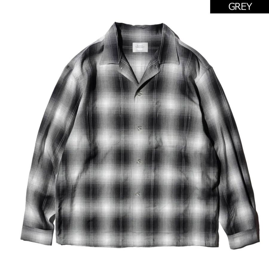 TOWNCRAFT（タウンクラフト） 全2色 オンブレチェックシャツ シャドウ