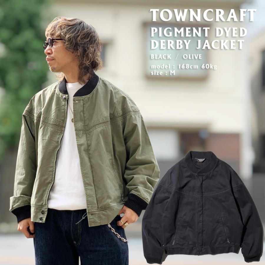 TOWNCRAFT（タウンクラフト） 全2色 ダービージャケット PIGMENT DYE