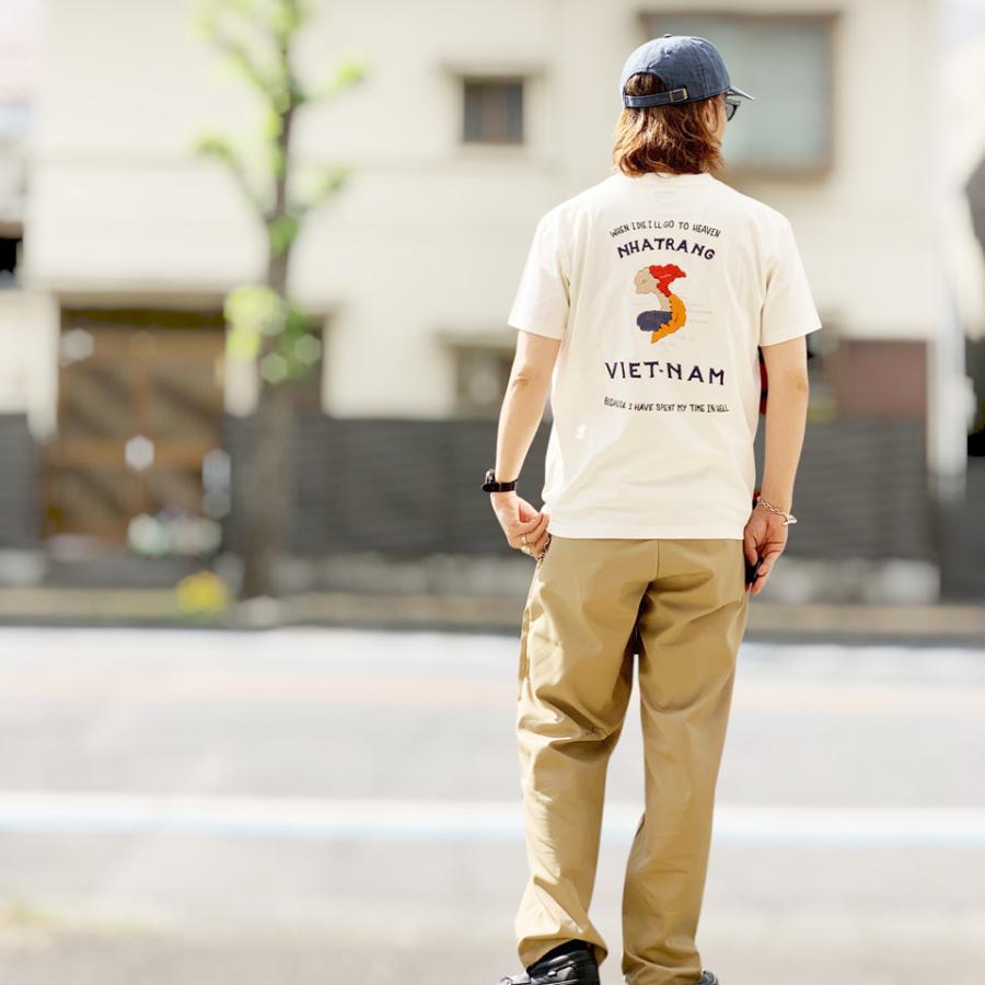 TAILOR TOYO 全2色 テーラー東洋 Tシャツ SUKA T-SHIRT EMBROIDERED