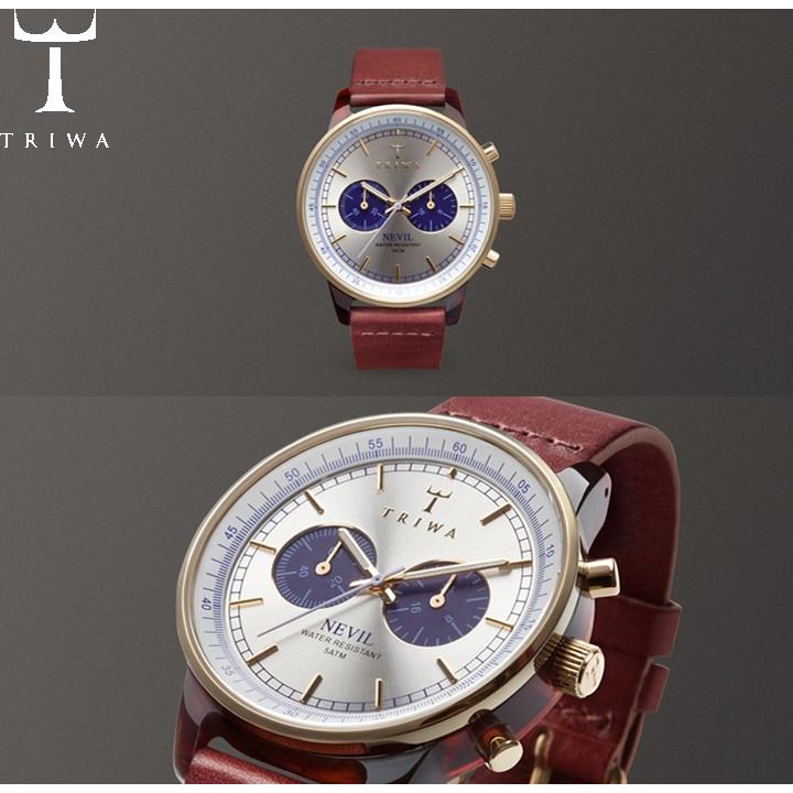 【稼動品】TRIWA/トリワ　アイスブルーネビル　メンズ　腕時計　クロノグラフ 稼動品】TRIWA/トリワ アイスブルーネビル メンズ 腕時計 クロノ