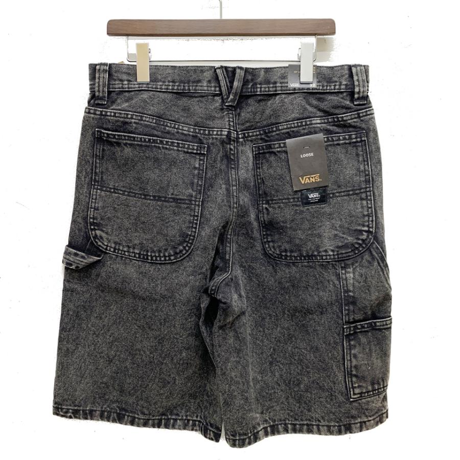 90s OLD VANS USAブラックデニムバギーショーツSK8ショートパンツ 即戦力❗️90s OLD VANS ブラックデニム バギー ショートパンツ M メンズ