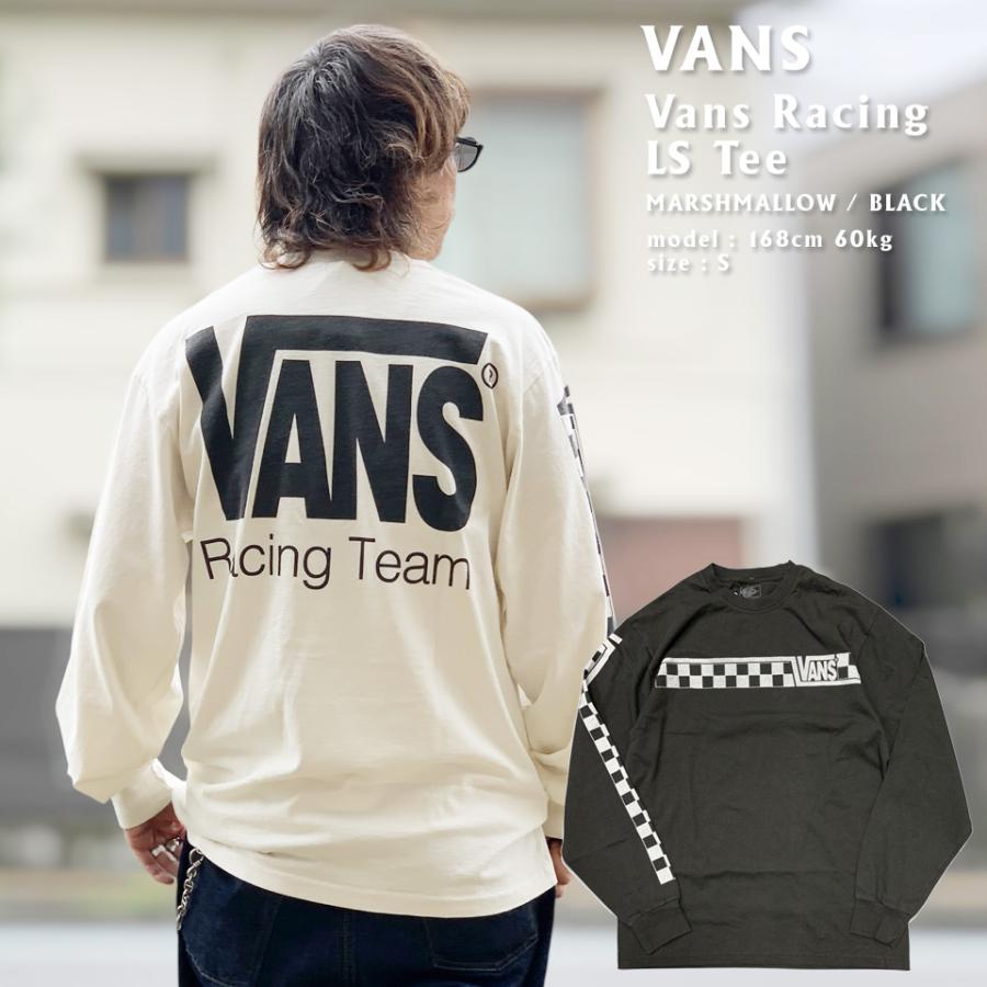 VANS（ヴァンズ） 全2色 バンズ ロンT Tシャツ VANS RACING LS TEE