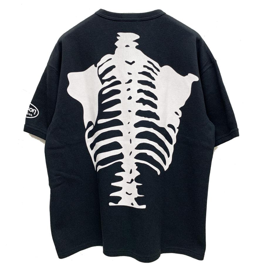 バンソン VANSON Tシャツ BONE PIGMENT DYED S/S Tee 半袖 ピグメント ブラック 黒 BLACK RZV-2501 | VANSON | 09