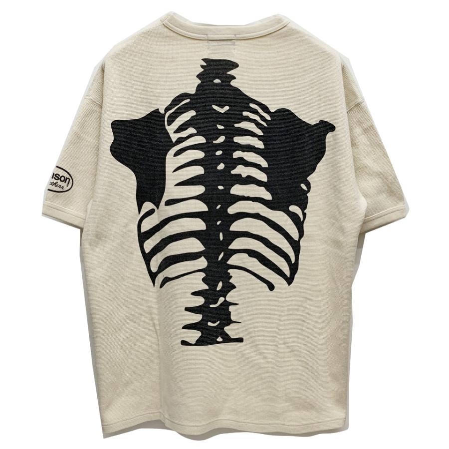 バンソン VANSON Tシャツ BONE PIGMENT DYED S/S Tee 半袖 ピグメント ブラック 黒 BLACK RZV-2501 | VANSON | 11