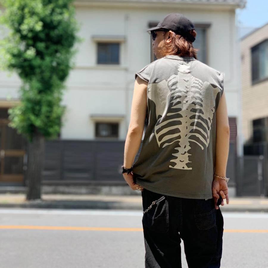 VANSON SALE セール バンソン ノースリーブ Tシャツ BONE