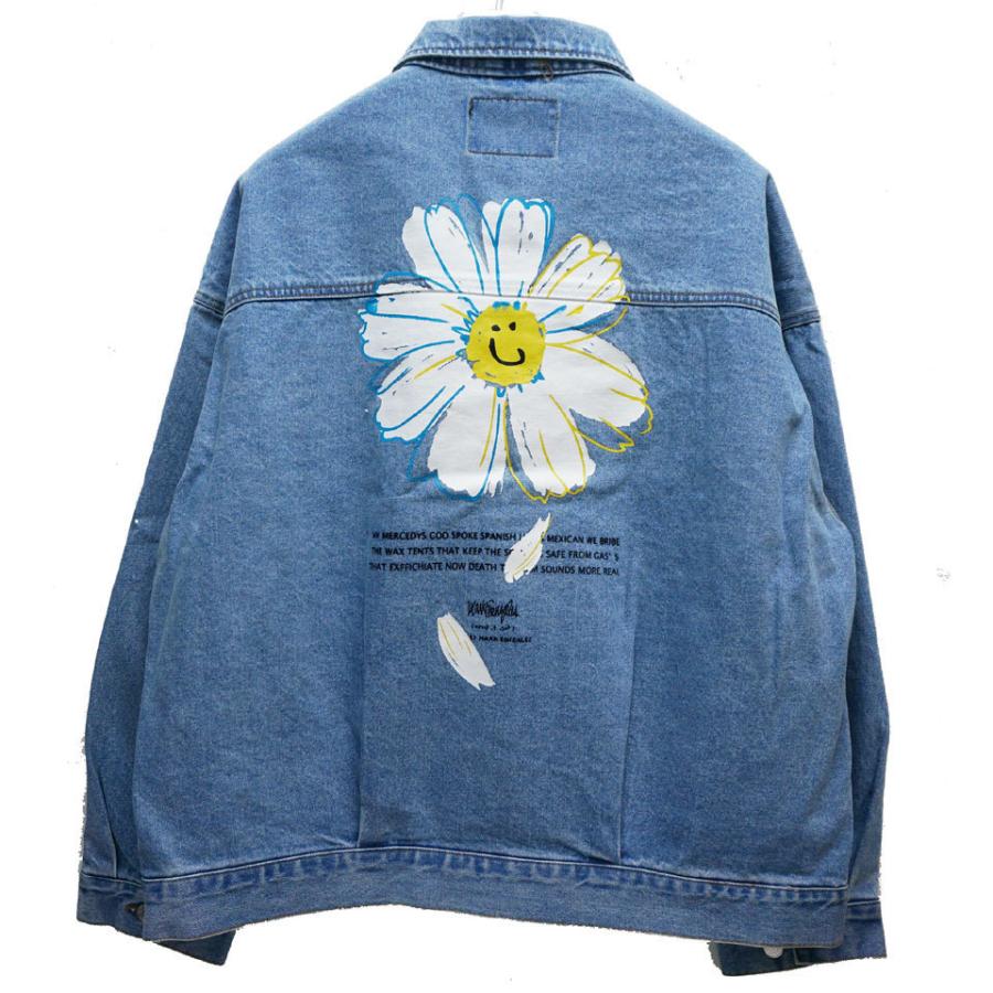 全2色 ワット イット イズント （What it isNt）ART BY MARK GONZALES マークゴンザレス デニムジャケット DENIM TRUCKER JACKET Gジャン 2H5-12950｜mr-vibes｜08