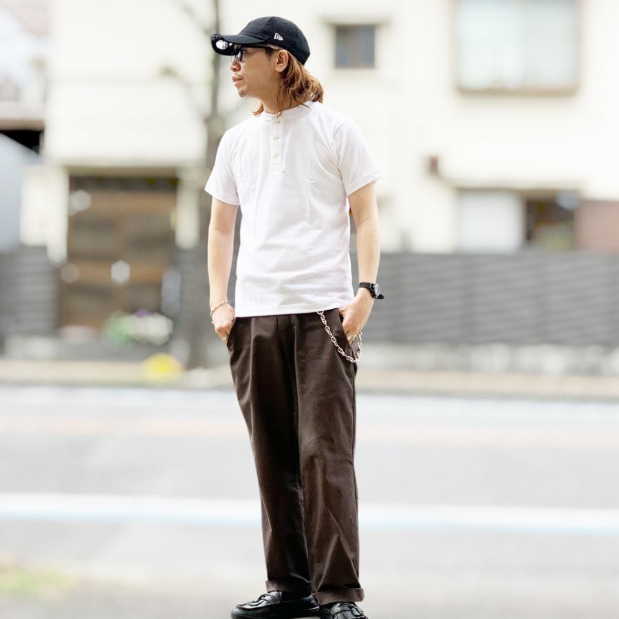 WHITESVILLE 全2色 ホワイツビル ヘンリーネックTシャツ パックTシャツ