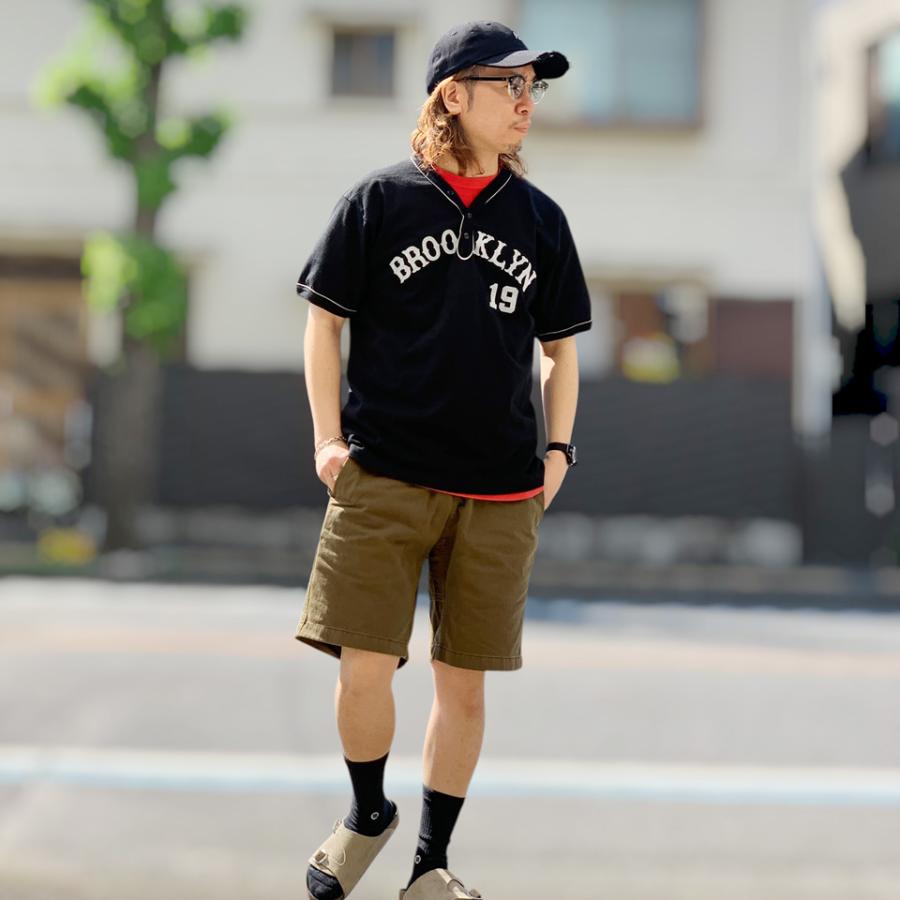 WHITESVILLE 全2色 ホワイツビル ヘンリーネックTシャツ S/S HENLEY