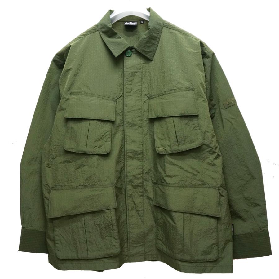 ワイルドシングス WILD THINGS ナイロンジャケット BDUジャケット GRAINRIP BDU JACKET ミリタリージャケット WT23018SK オリーブ OLIVE｜mr-vibes｜05