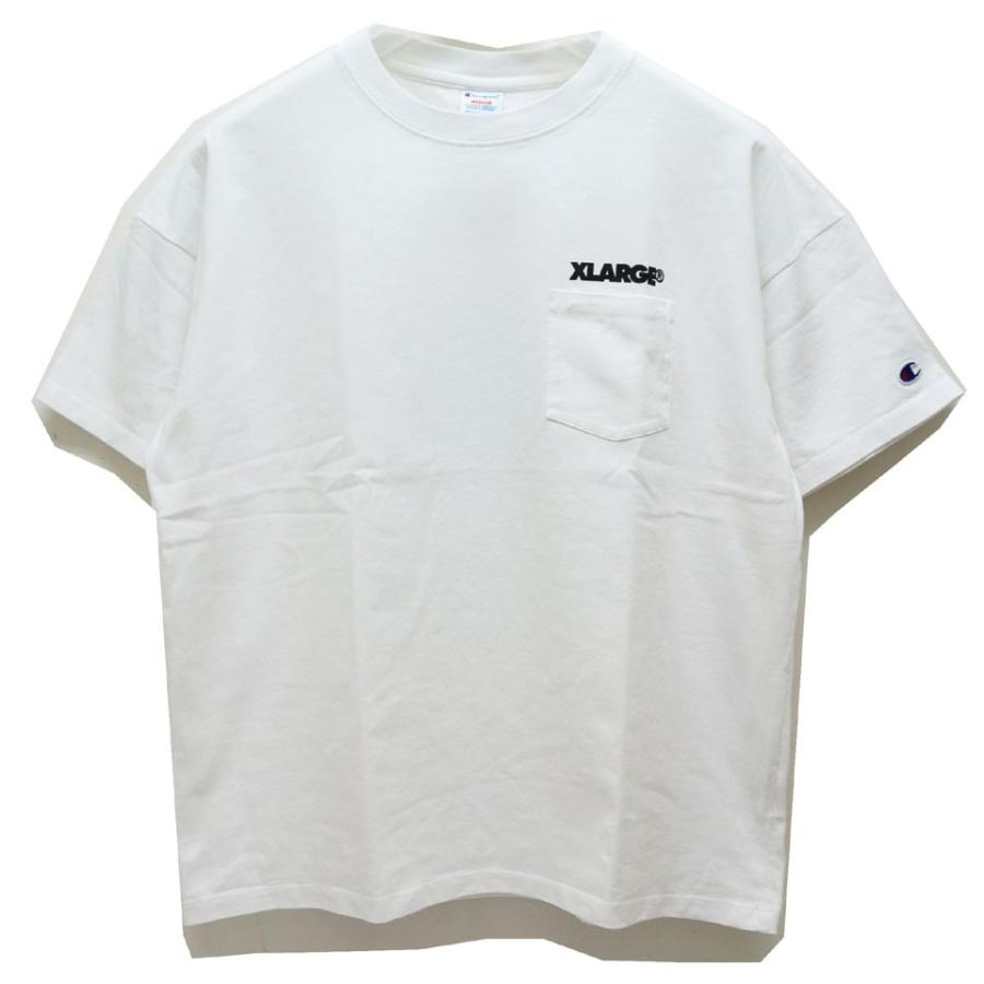 everyone Recommended Designer 白 XL 新品未使用 XLARGE エクストララージ Tシャツ CHAMPION POCKET Tee チャンピオン