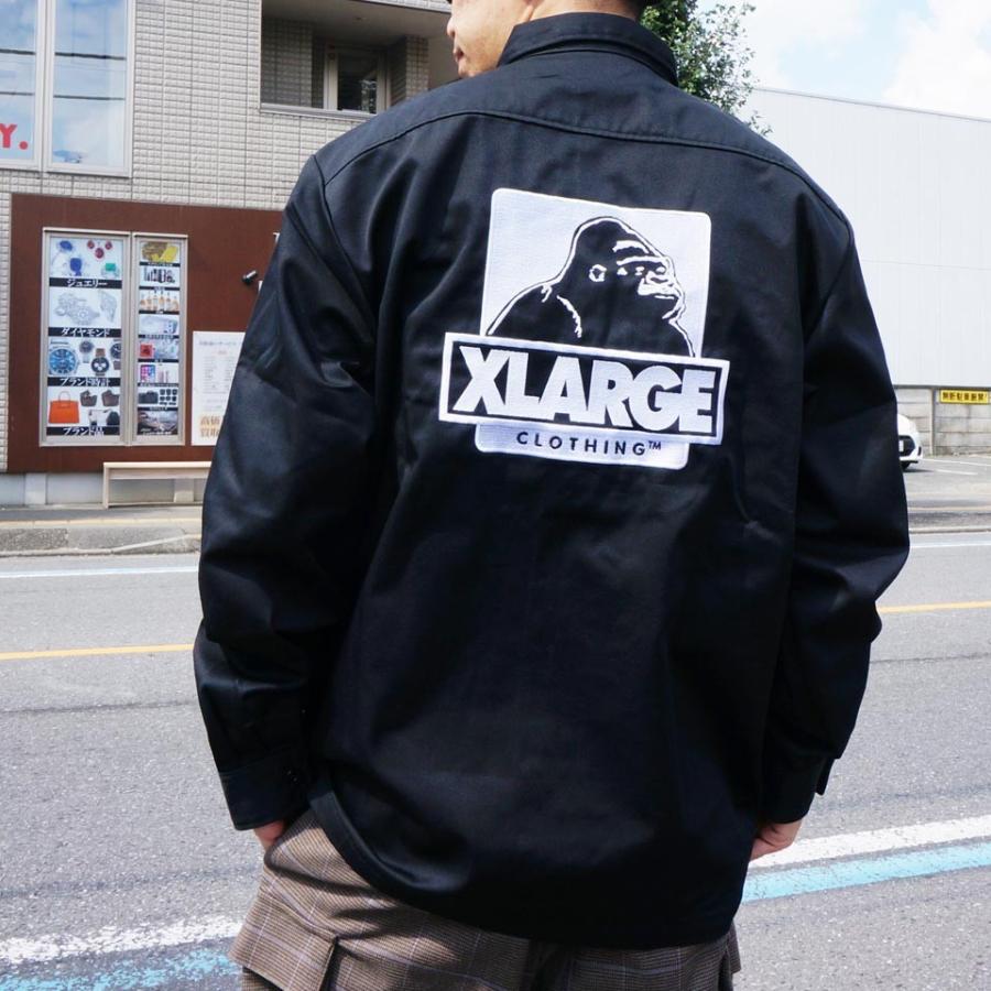 エクストララージ XLARGE ワークシャツ L/S OG WORK SHIRT 長袖