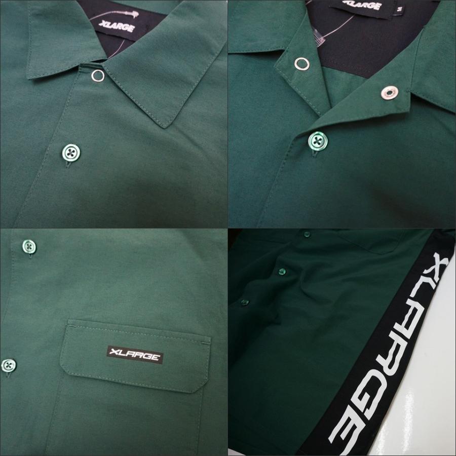 XLARGE ダークグリーン 半袖シャツ