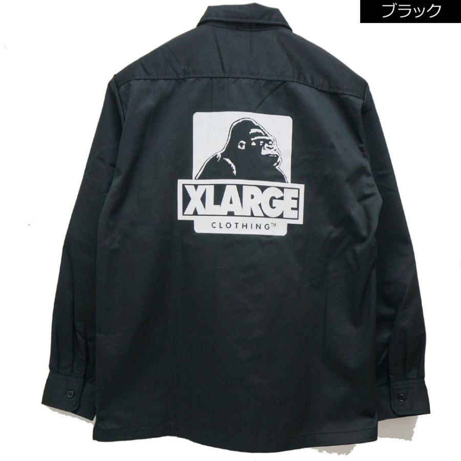 XLARGE エクストララージ ワークシャツ 長袖 L/S OG WORK SHIRT