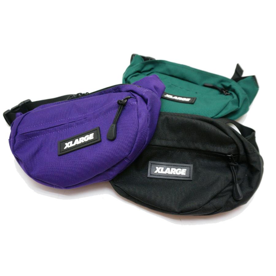 XLARGE（エクストラ ラージ） 全3色 ウエストバッグ PATCHED WAIST BAG