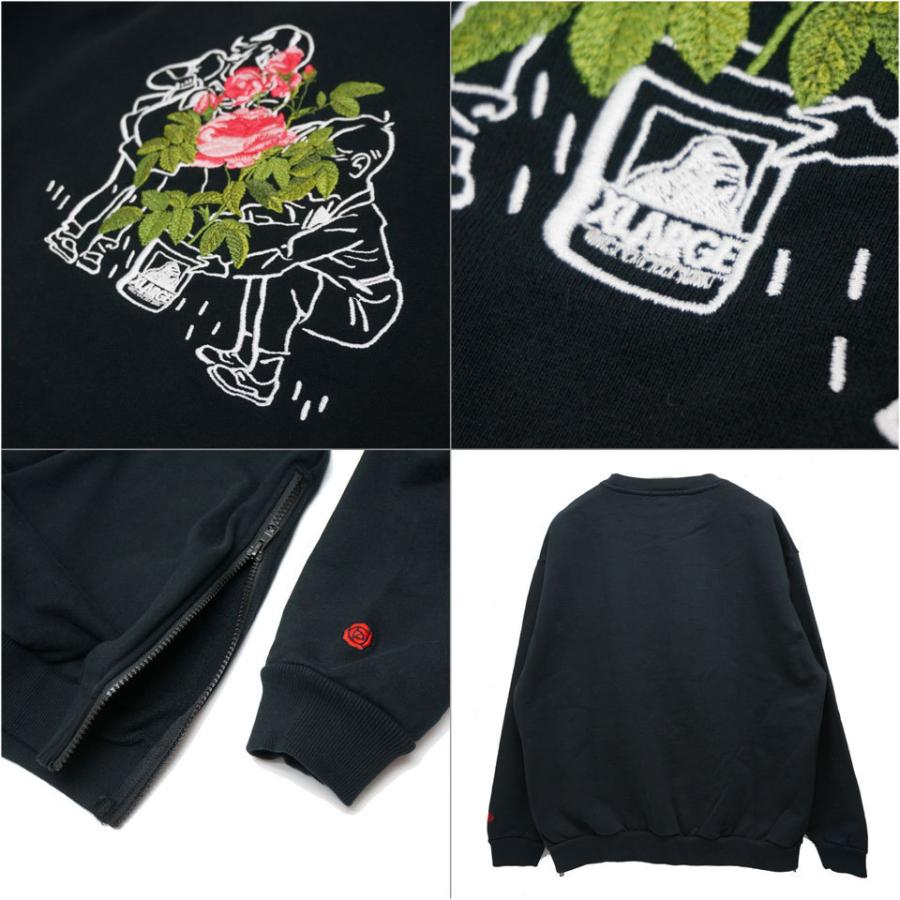 XLARGE（エクストラ ラージ） クルースウェット SIDE ZIP CREW NECK 