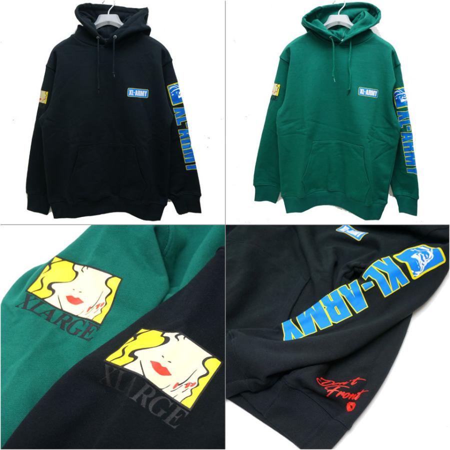 XLARGE 全2色 エクストララージ パーカー XL-ARMY HOODED SWEAT XLARGE 全2色 エクストララージ パーカー XL-ARMY HOODED SWEAT