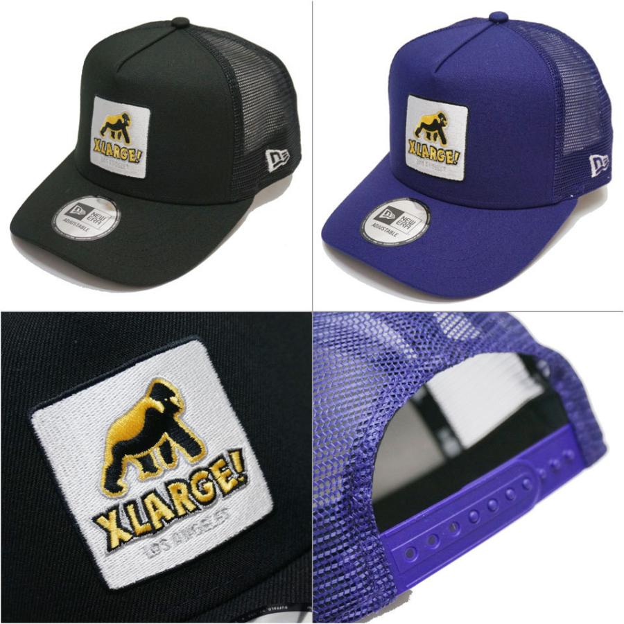 限定コラボ★XLARGE×NEW ERA メッシュ ロゴキャップ UV対策に◎ 限定コラボ☆XLARGE×NEW ERA メッシュ ロゴキャップ UV対策に