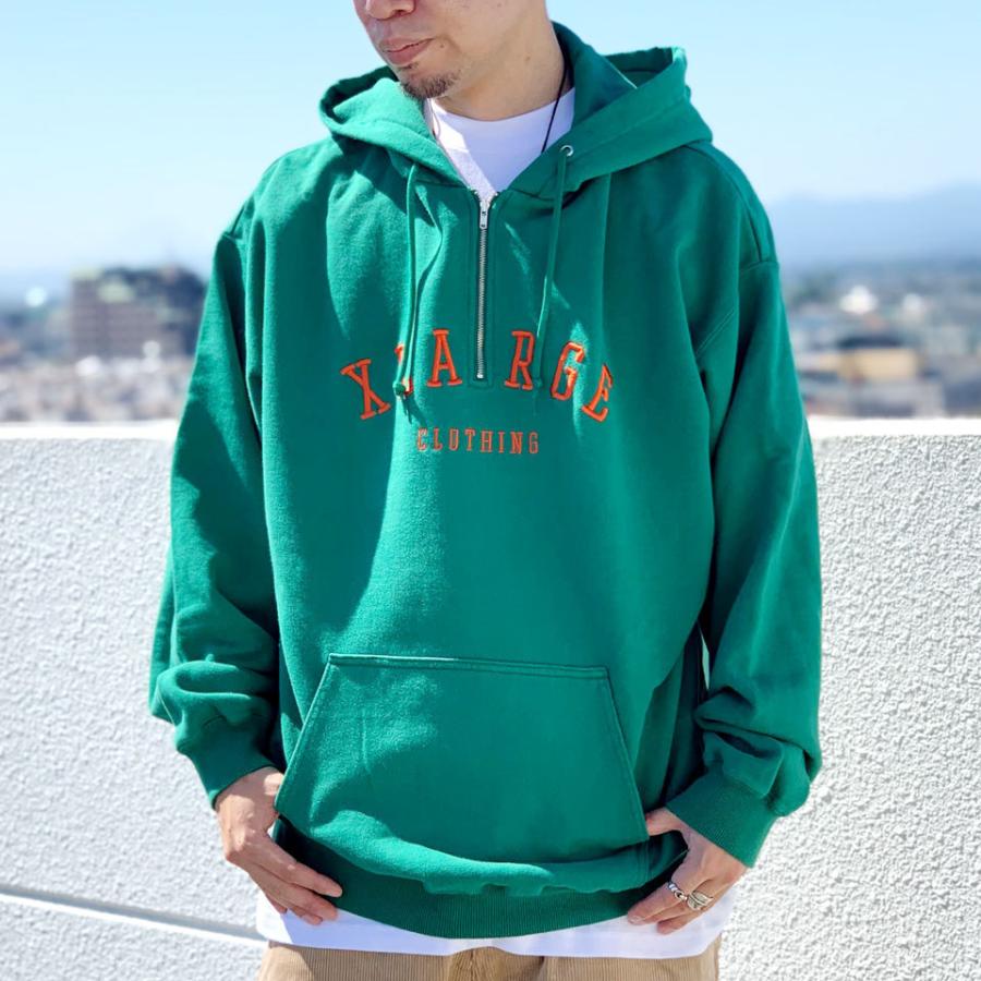 全2色 エクストララージ XLARGE パーカー HALF ZIP HOODED SWEAT ハーフジップ スウェット グリーン ピンク GREEN 緑 PINK ピンク :xlarge2133:Mr-vibes - 通販 - Yahoo!ショッピング 全2色 エクストララージ XLARGE パーカー HALF ZIP HOODED SWEAT ハーフジップ スウェット グリーン ピンク GREEN 緑 PINK ピンク :xlarge2133:Mr-vibes - 通販 - Yahoo!ショッピング