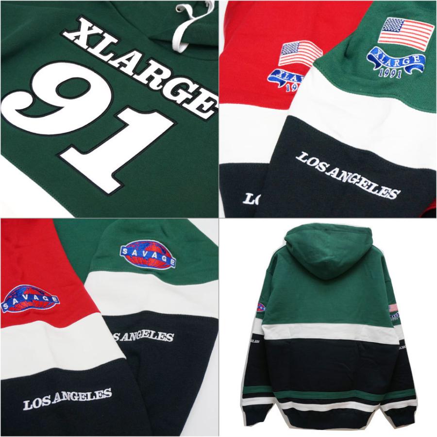 XLARGE（エクストラ ラージ） 全2色 パーカー TEAM PANELED HOODED