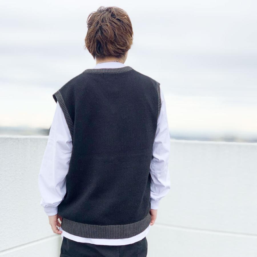 XLARGE（エクストラ ラージ） 全2色 ニットベスト 2TONE KNIT VEST