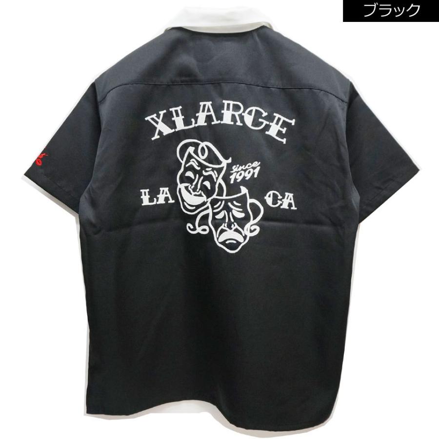 XLARGE 全2色 エクストララージ 半袖シャツ TWO FACE OPEN