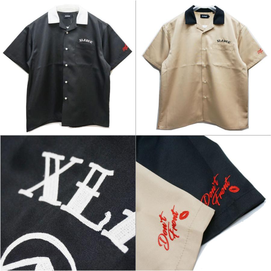 XLARGE（エクストラ ラージ） 全2色 半袖シャツ TWO FACE OPEN COLLAR