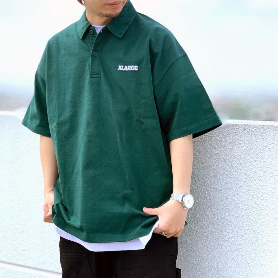 全2色 エクストララージ Xlarge ポロシャツ Standard Logo Big Polo Shirt 半袖 ブラック 黒 Black グリーン Green 緑 Xlarge2218 Mr Vibes 通販 Yahoo ショッピング