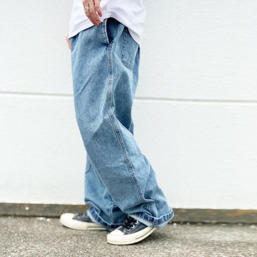 早い者勝ち XLARGE PAINTING DENIM PANTS ストリートコーデ◎ XLARGE（エクストララージ）の「PAINTING DENIM PANTS（デニム