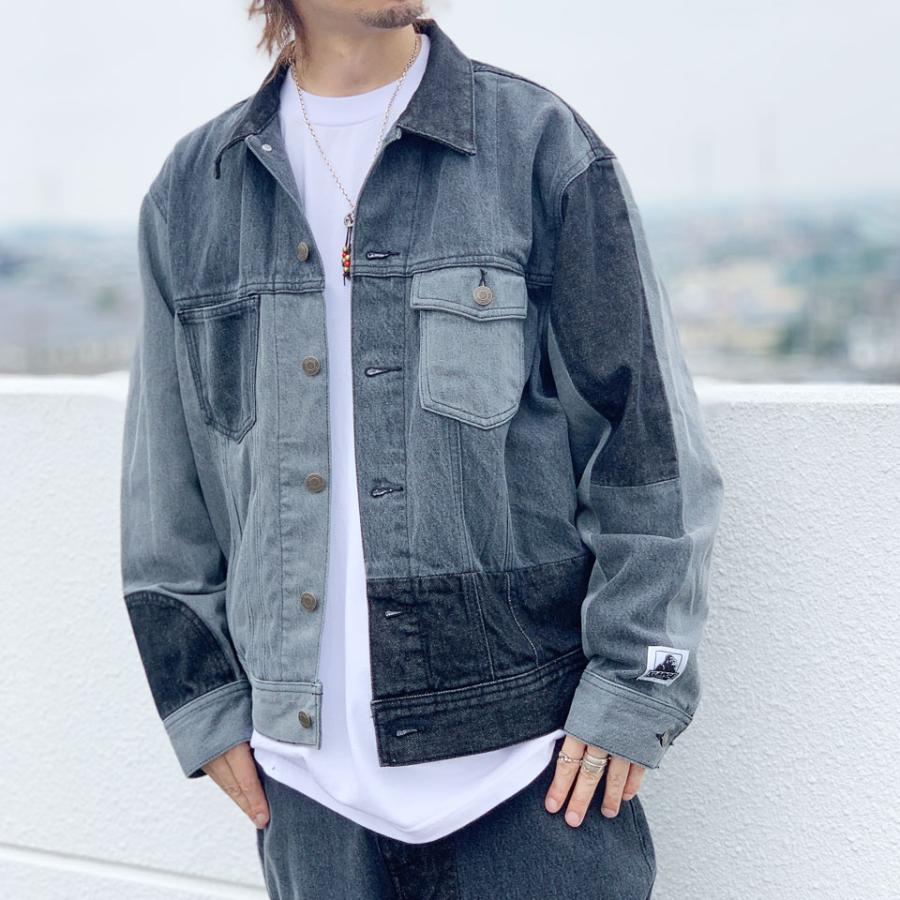 エクストララージ XLARGE デニムジャケット Gジャン PATCHWORK DENIM JACKET パッチワーク セットアップ ブラックデニム  ブラック 黒 BLACK 101223021001 : xlarge2253 : Mr-vibes - 通販 - Yahoo!ショッピング