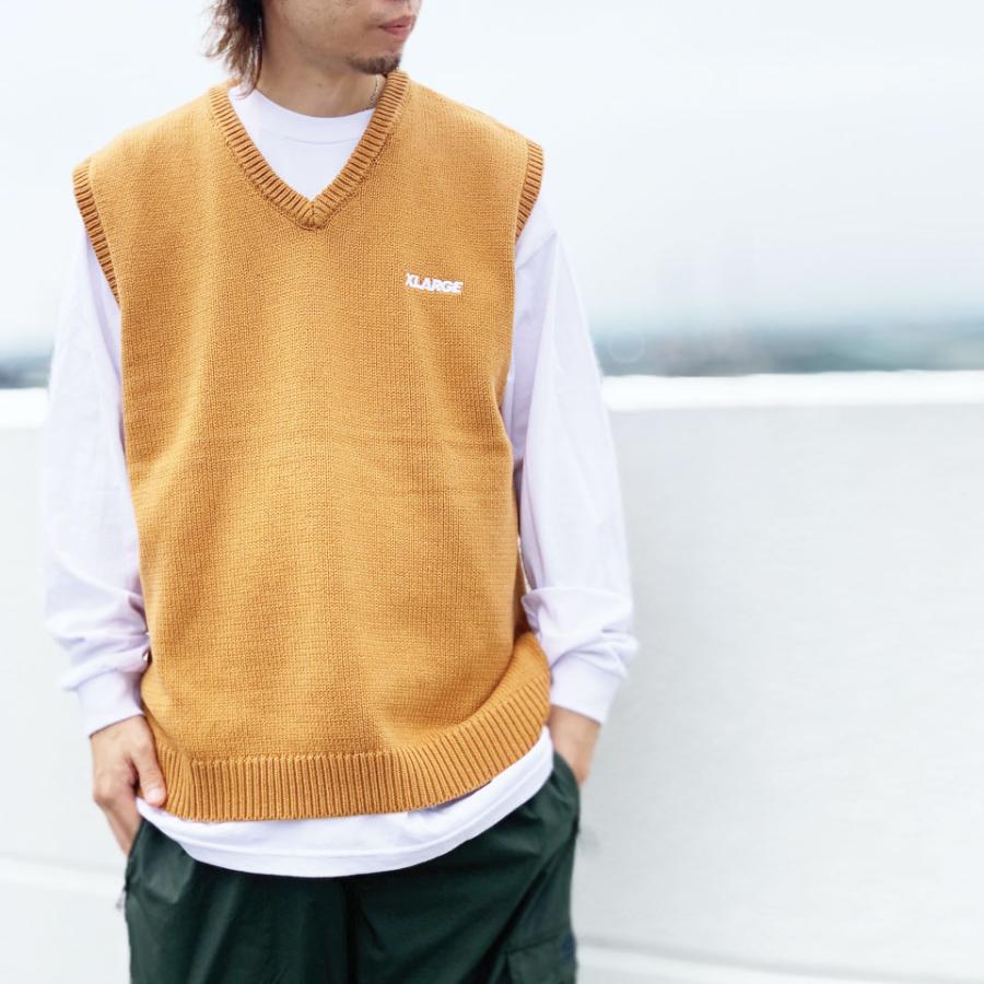 xlargeのベスト エクストララージ（XLARGE）（メンズ）ニットベスト メンズ OLD