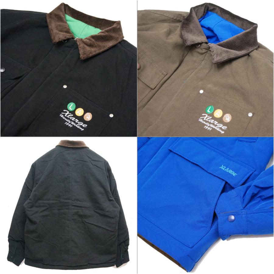 XLARGEワークジャケット リバーシブル 楽天市場】XLARGE エクストララージ RIVERSIBLE WORK JACKET
