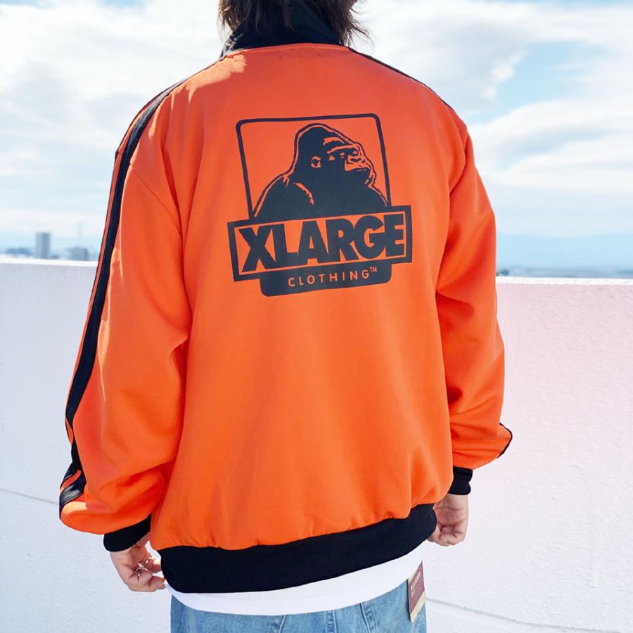全2色 エクストララージ XLARGE トラックジャケット OG TRACK JACKET ジャージ 定番ロゴ オレンジ チャコール