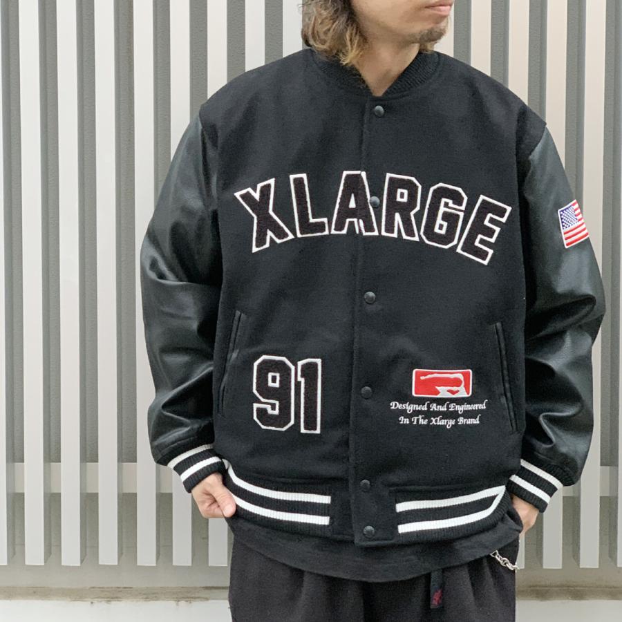 エクストララージ XLARGE スタジャン OG LOGO VARSITY JACKET スタジアムジャケット ブラック 黒 BLACK  101234021009 : xlarge2283 : Mr-vibes - 通販 - Yahoo!ショッピング