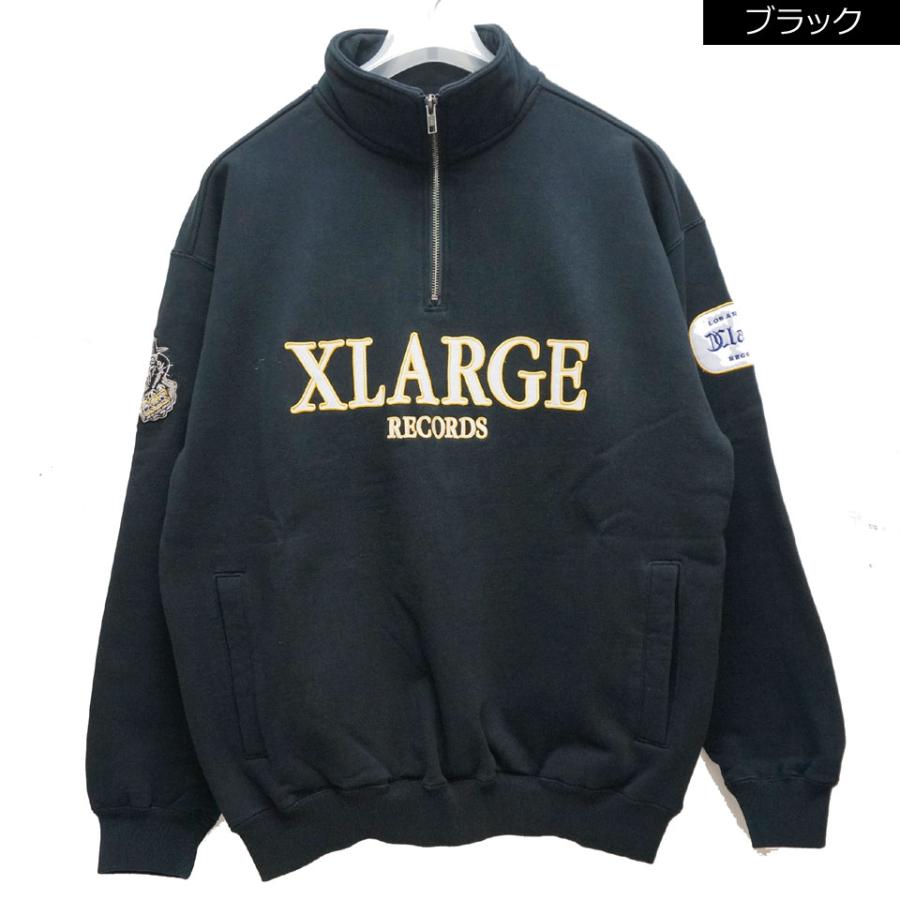 XLARGE 全2色 エクストララージ ハーフジップスウェット XLARGE 全2色 エクストララージ ハーフジップスウェット