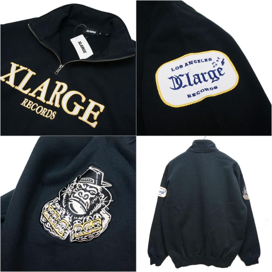 XLARGE 全2色 エクストララージ ハーフジップスウェット XLARGE 全2色 エクストララージ ハーフジップスウェット