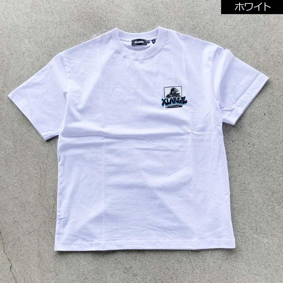 XLARGE グラフィックTシャツ ホワイト XLARGE グラフィックプリント Tシャツ Sサイズ ホワイト X-girl