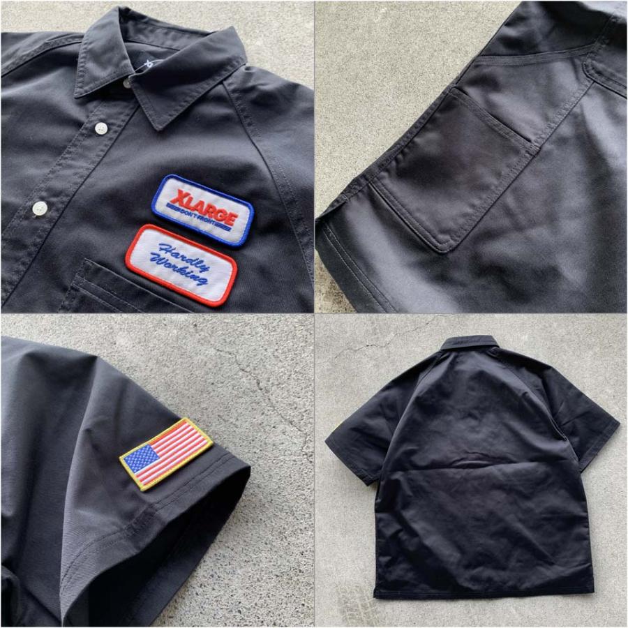 XLARGE（エクストラ ラージ） 半袖シャツ LOGO PATCH S/S WORK SHIRT